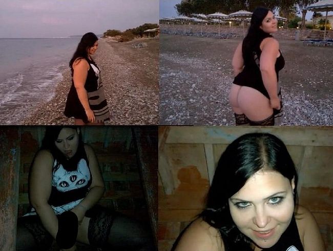 MinaDemonic Porno Video: Geiler Strandspaziergang