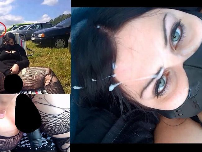 MinaDemonic Porno Video: Public dil*ofi** am Campingplatz + geile Gesichtsbesa**ng
